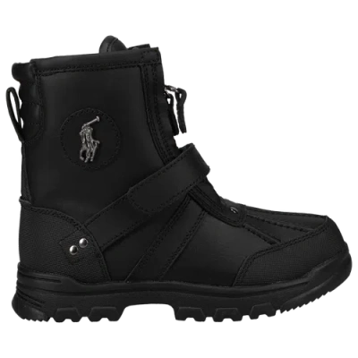 Polo Ralph Lauren Boys   Conquered Hi Boots In Black/black