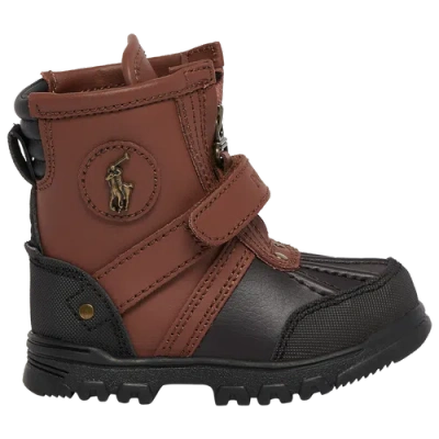 Polo Ralph Lauren Kids' Boys   Conquered Hi Boots In Chocolate/black