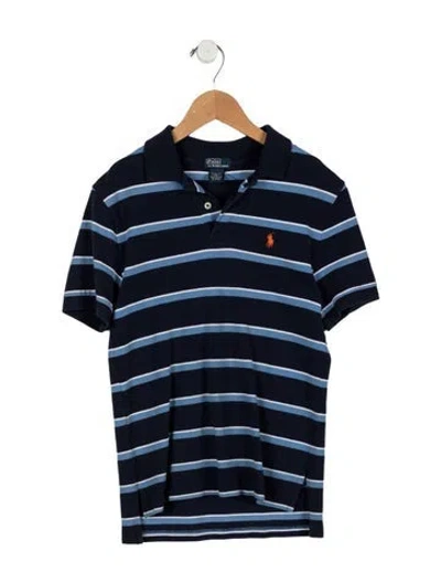 Pre-owned Polo Ralph Lauren Kids' Boys' Polo Shirt In Blue