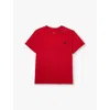 Polo Ralph Lauren Logo Cotton Jersey T-shirt In Red