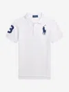 Polo Ralph Lauren Big Pony Cotton Mesh Polo Shirt In White
