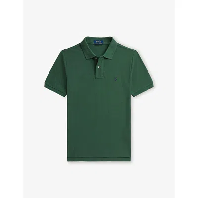Polo Ralph Lauren Kids' Boys' The Iconic Mesh Cotton Polo Shirt Verano Green/c0794