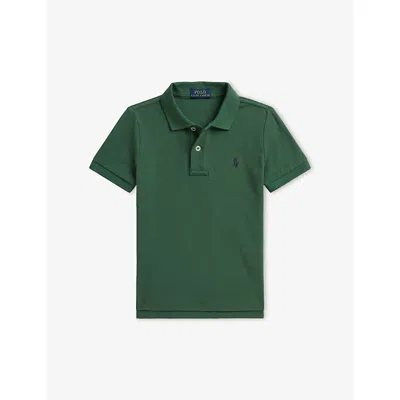 Polo Ralph Lauren Kids' Boys' The Iconic Mesh Cotton Polo Shirt Verano Green/c0794