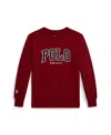 Polo Ralph Lauren Boys Toddler 2t-5t Logo Print T-shirt In Burgundy
