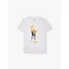 Polo Ralph Lauren Big Boys Polo Bear Cotton Jersey T-shirt In White
