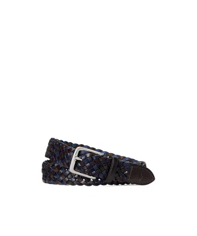 Polo Ralph Lauren Braided Belt In Black