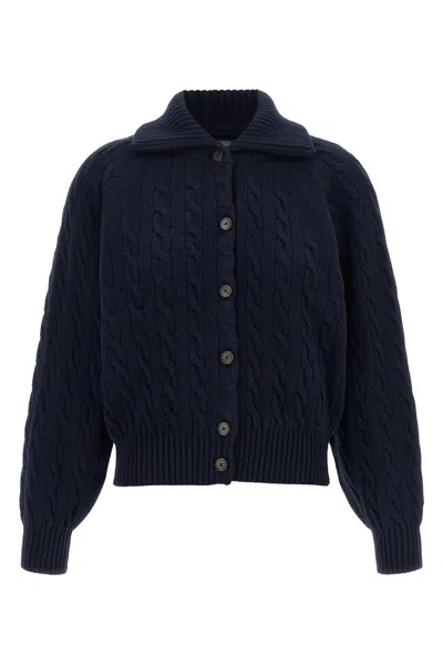 Polo Ralph Lauren Geflochtener Cardigan In Blau