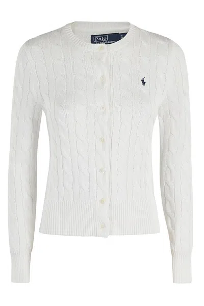 Polo Ralph Lauren Braided Cotton Knit Cardigan