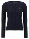Polo Ralph Lauren Braided Cotton Sweater Sweaters And Cardigans Blue