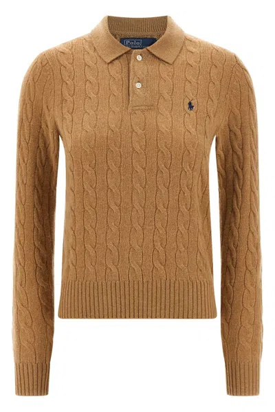 POLO RALPH LAUREN BRAIDED POLO SHIRT