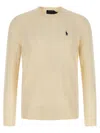 Polo Ralph Lauren Braided Sweater Sweaters And Cardigans White In Neutral