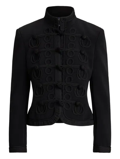 POLO RALPH LAUREN BRAIDED-TRIMMED TAILORED JACKET