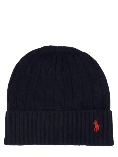 Polo Ralph Lauren Braided Wool And Cashmere Beanie In Multi