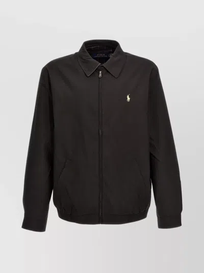 Polo Ralph Lauren Bi-swing Lightweight Zipped Jacket Clothing In Black