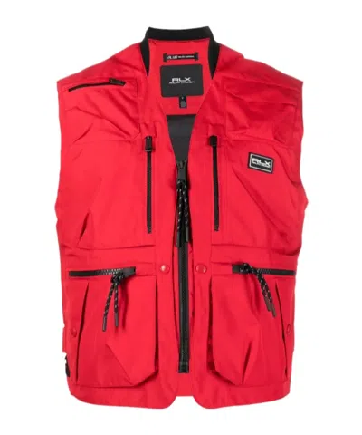 Polo Ralph Lauren Brendan Multi-pocket Cargo Vest In Purple