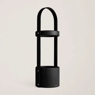 Polo Ralph Lauren Brennan Leather Umbrella Stand In Black