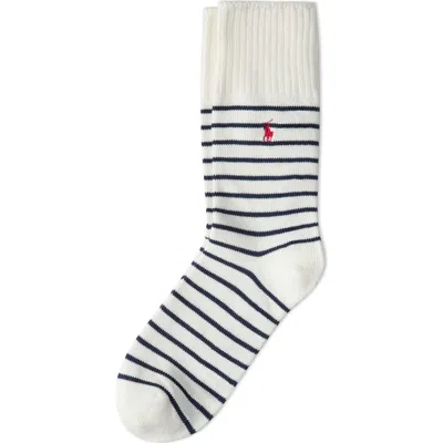 Polo Ralph Lauren Breton Stripe Crew Socks