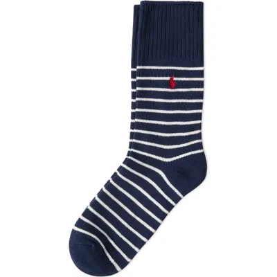 Polo Ralph Lauren Breton Stripe Crew Socks