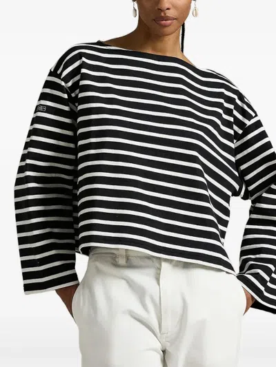 Polo Ralph Lauren Breton-stripe Top In Multi