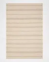 Polo Ralph Lauren Brett Stripe Flat-weave Rug In Dune
