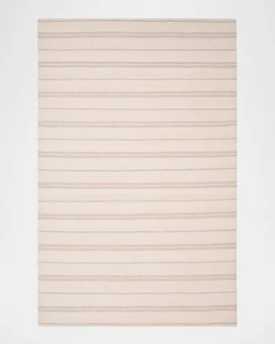 Polo Ralph Lauren Brett Stripe Flat-weave Rug In Dune