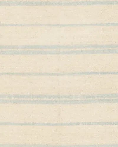 Polo Ralph Lauren Brett Stripe Flat-weave Rug In Sky