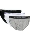 Polo Ralph Lauren Pack Of 3 Briefs In Multicolored Cotton In Multicolour
