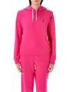 Polo Ralph Lauren Hoodie With Ribbed Cuffs And Hem In Pink