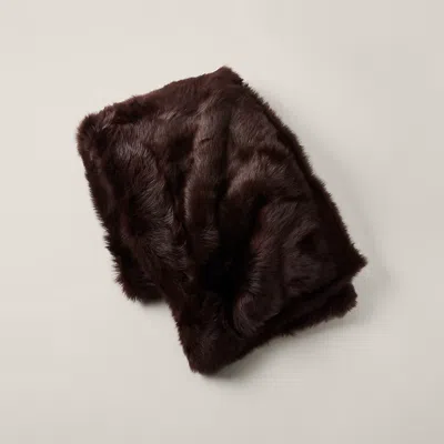 Polo Ralph Lauren Brighton Throw Blanket In Brown