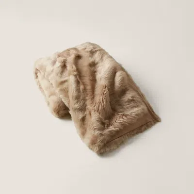 Polo Ralph Lauren Brighton Throw Blanket In Fawn