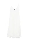 Polo Ralph Lauren Broderie-anglaise Midi Dress In White