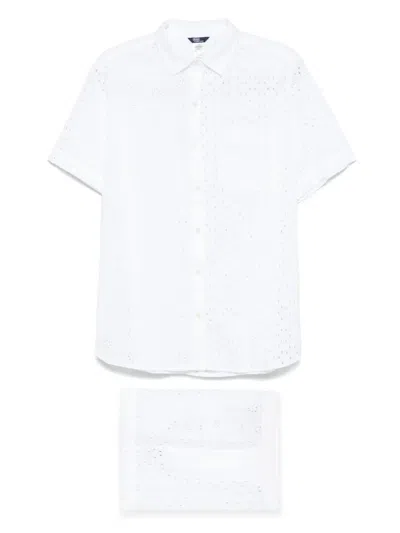 POLO RALPH LAUREN BRODERIE-ANGLAISE SHORTS