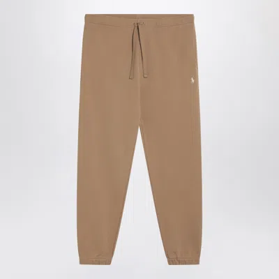 Polo Ralph Lauren Desert Coloured Jogging Trousers In Brown
