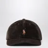 Polo Ralph Lauren Brown Corduroy Baseball Cap In Brown