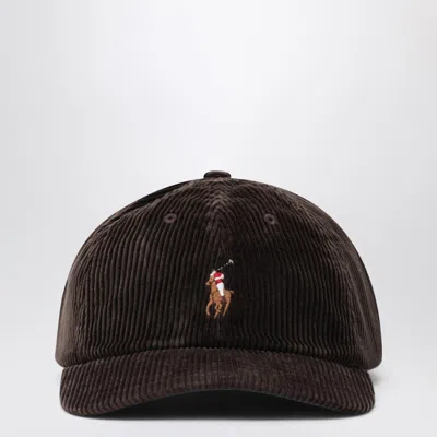 Polo Ralph Lauren Brown Corduroy Baseball Cap