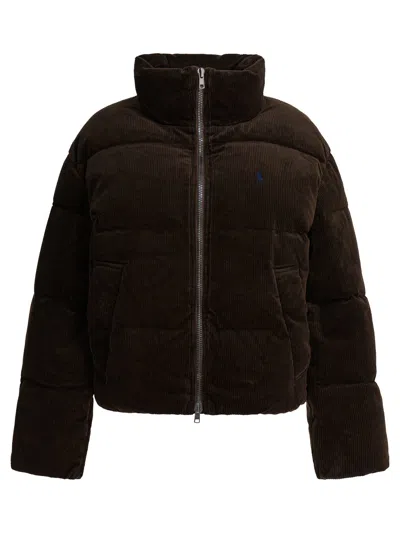 Polo Ralph Lauren Brown Cotton Blend Jacket