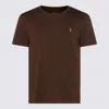 Polo Ralph Lauren Ralph Lauren Jersey Crewneck T-shirt In Brown