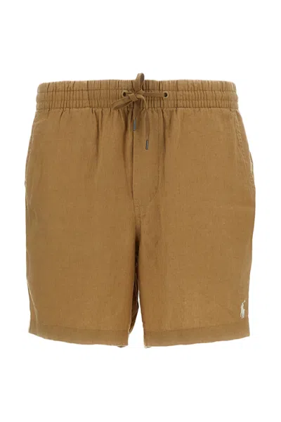 Polo Ralph Lauren Brown Drawstring Waist Shorts