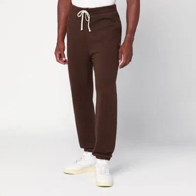 POLO RALPH LAUREN POLO RALPH LAUREN  BROWN JOGGER PANTS IN COTTON BLEND
