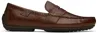 POLO RALPH LAUREN BROWN REYNOLD DRIVER LOAFERS