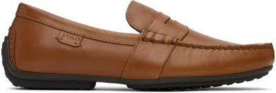 Polo Ralph Lauren Brown Reynold Driver Loafers In Polo Tan