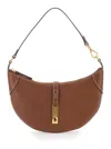 Polo Ralph Lauren Brown Shoulder Bag With Logo Detail In Smooth Leather Woman In Brown