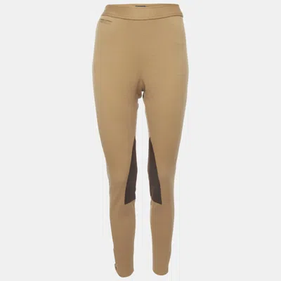 Pre-owned Polo Ralph Lauren Brown Wool Blend Jodhpur Trousers M