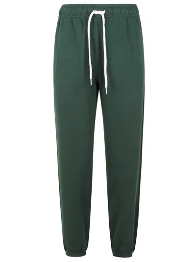 Polo Ralph Lauren Brushed Cotton Blend Jogger Pants In Green