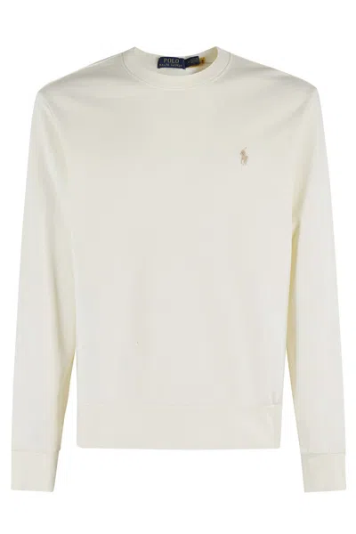 Polo Ralph Lauren Brushed Cotton Long Sleeve Sweatshirt In Multi