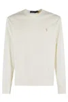 Polo Ralph Lauren Polo Pony-embroidered Honeycomb Knit Jumper In White