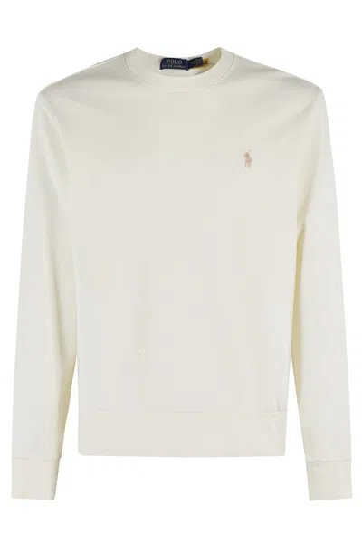 POLO RALPH LAUREN POLO RALPH LAUREN BRUSHED COTTON LONG SLEEVE SWEATSHIRT