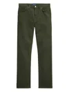 Polo Ralph Lauren Brushed Twill Five-pocket Trousers In Green