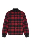 Polo Ralph Lauren Buffalo Check Wool Blend Jacket In Red