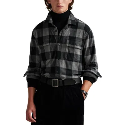 Polo Ralph Lauren Buffalo Plaid Flannel Button-up Shirt In Multi
